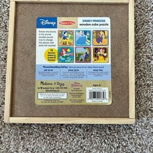 Melissa & Doug Disney Princess Wooden Cube Puzzle